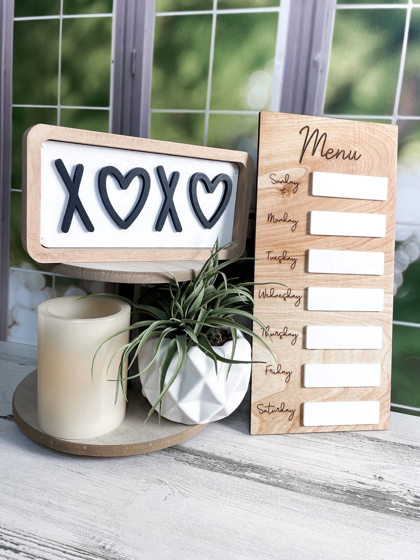 Weekly Menu Food Planning Board