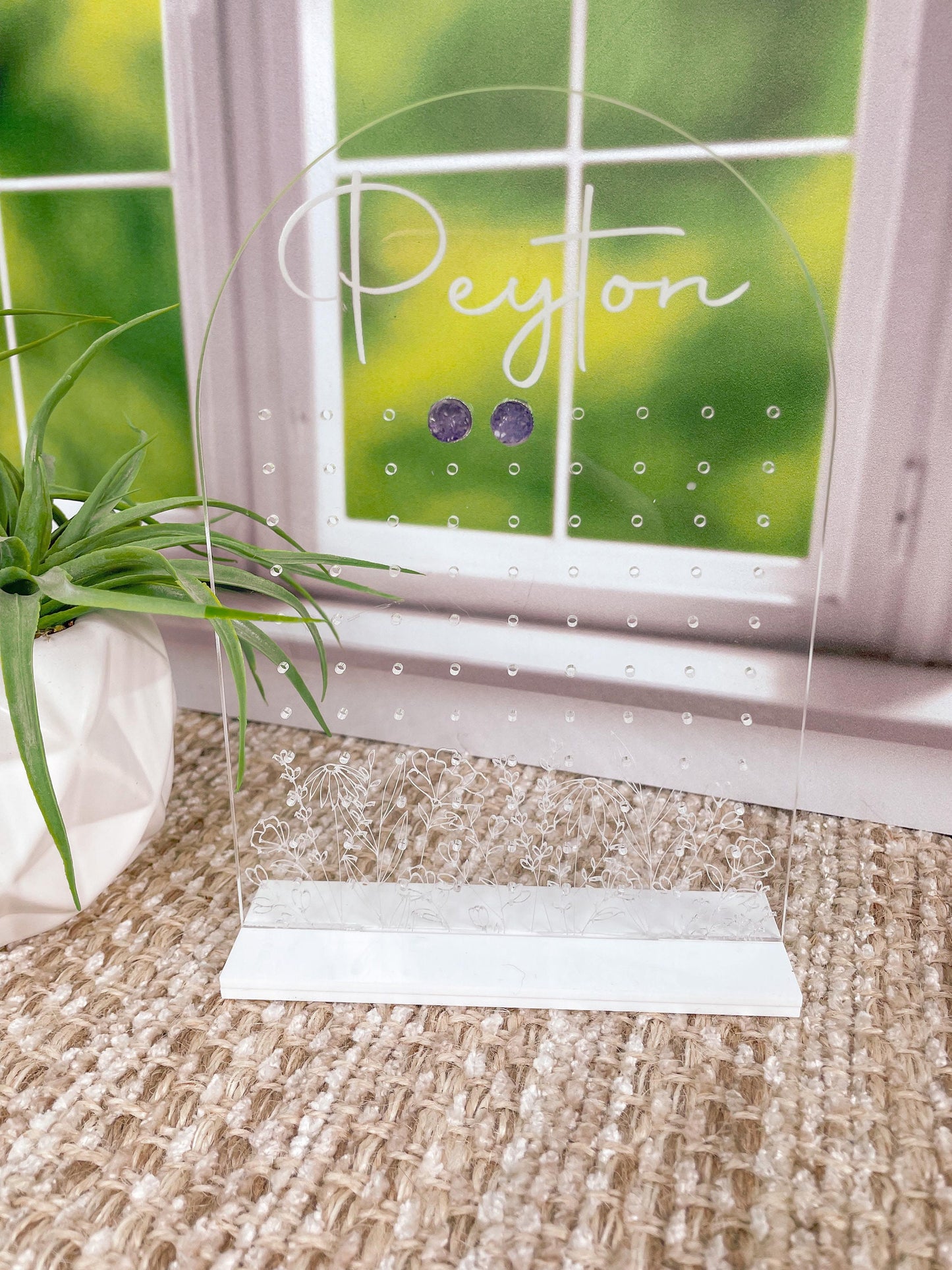 Personalized Earring Stand | Earring Holder | Jewlery Stand