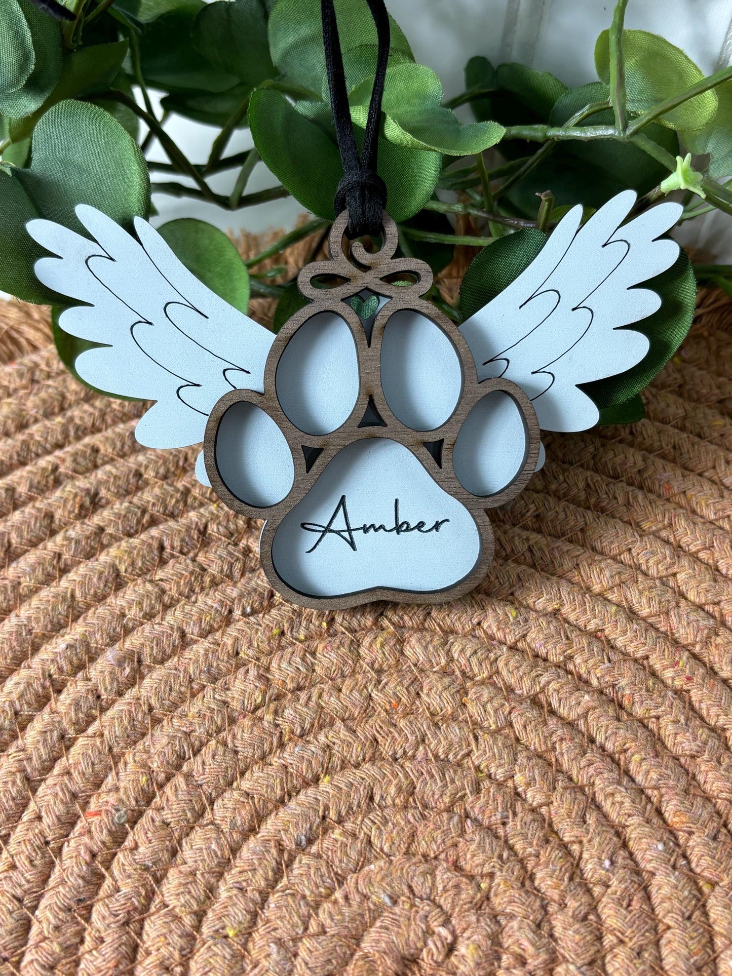 Memorial Ornament for Pet, Dog and Cat Memorial Ornament, Bereavement Ornament, In Memory of Pet, Christmas Ornament for Cat, Pet Loss, Cat