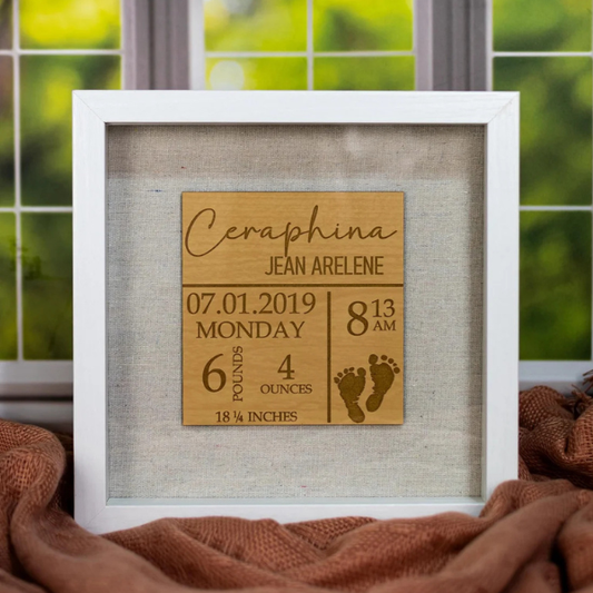 Birth Announcement Keepsake