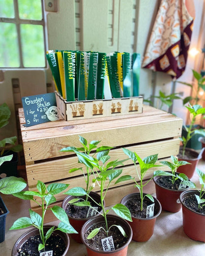 Garden Stake Stick Markers | Custom Garden Identification Stakes | Gardening Gift | Backyard Garden Tools