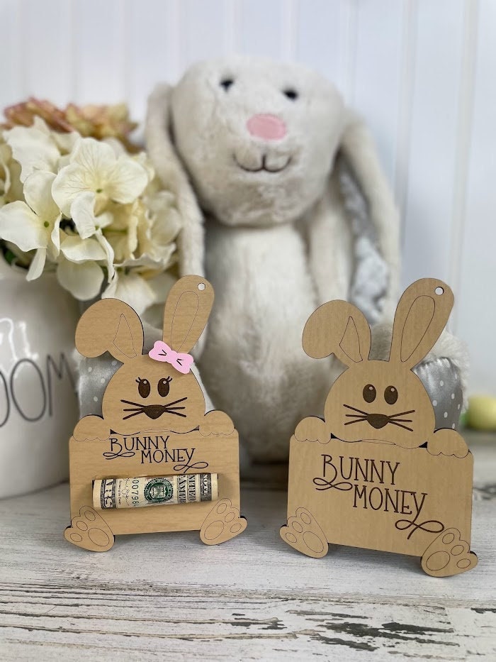 Customizable Easter Basket Money Holder or Gift Card Holder