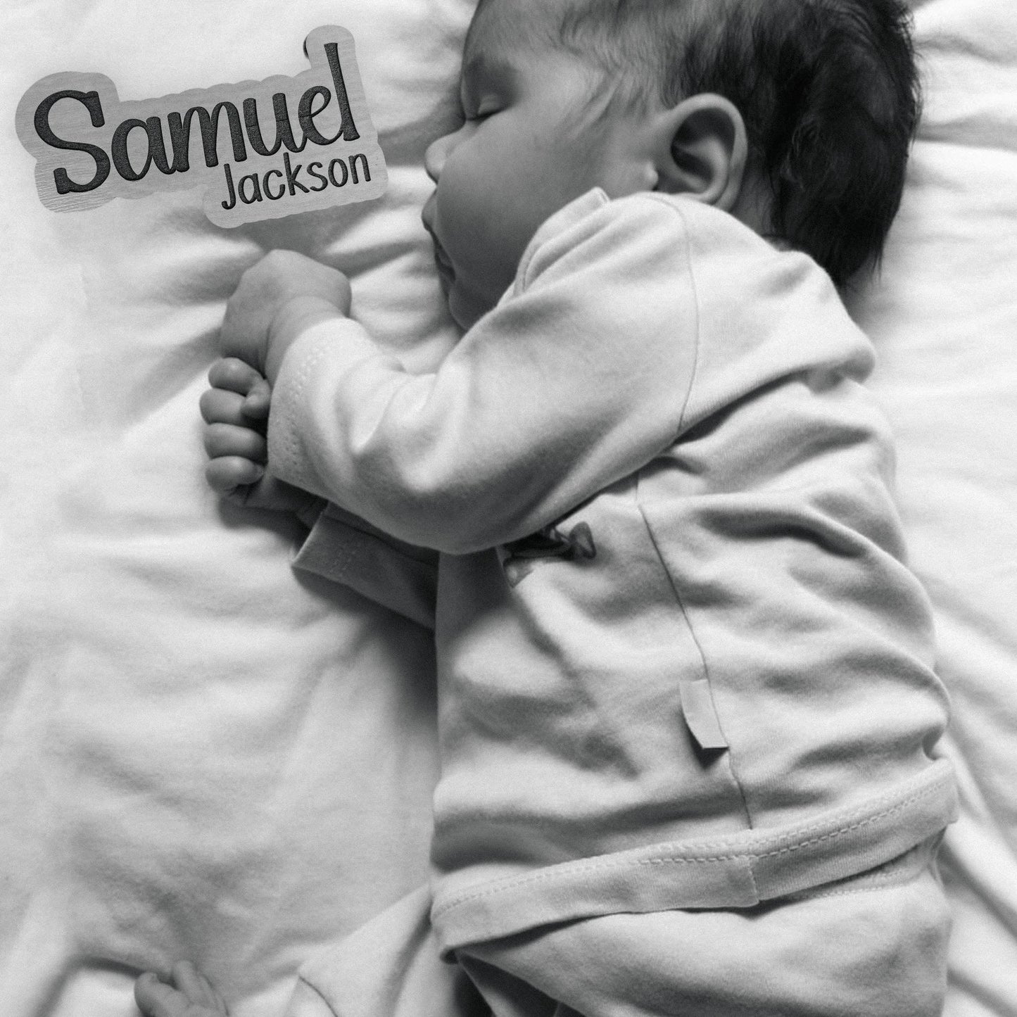 Baby Name Announcement- Name Plaque | Baby Milestone Photo Prop | Newborn Photo Name Announcement