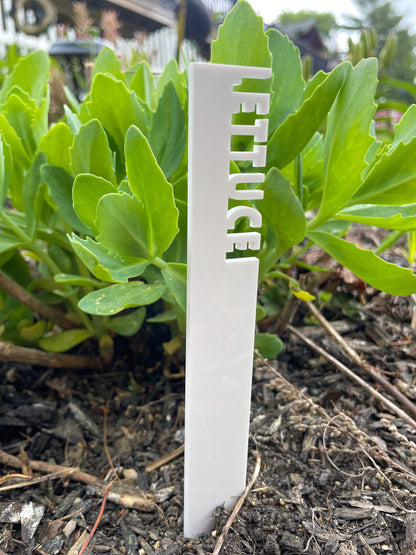 Garden Stake Stick Markers | Custom Garden Identification Stakes | Gardening Gift | Backyard Garden Tools