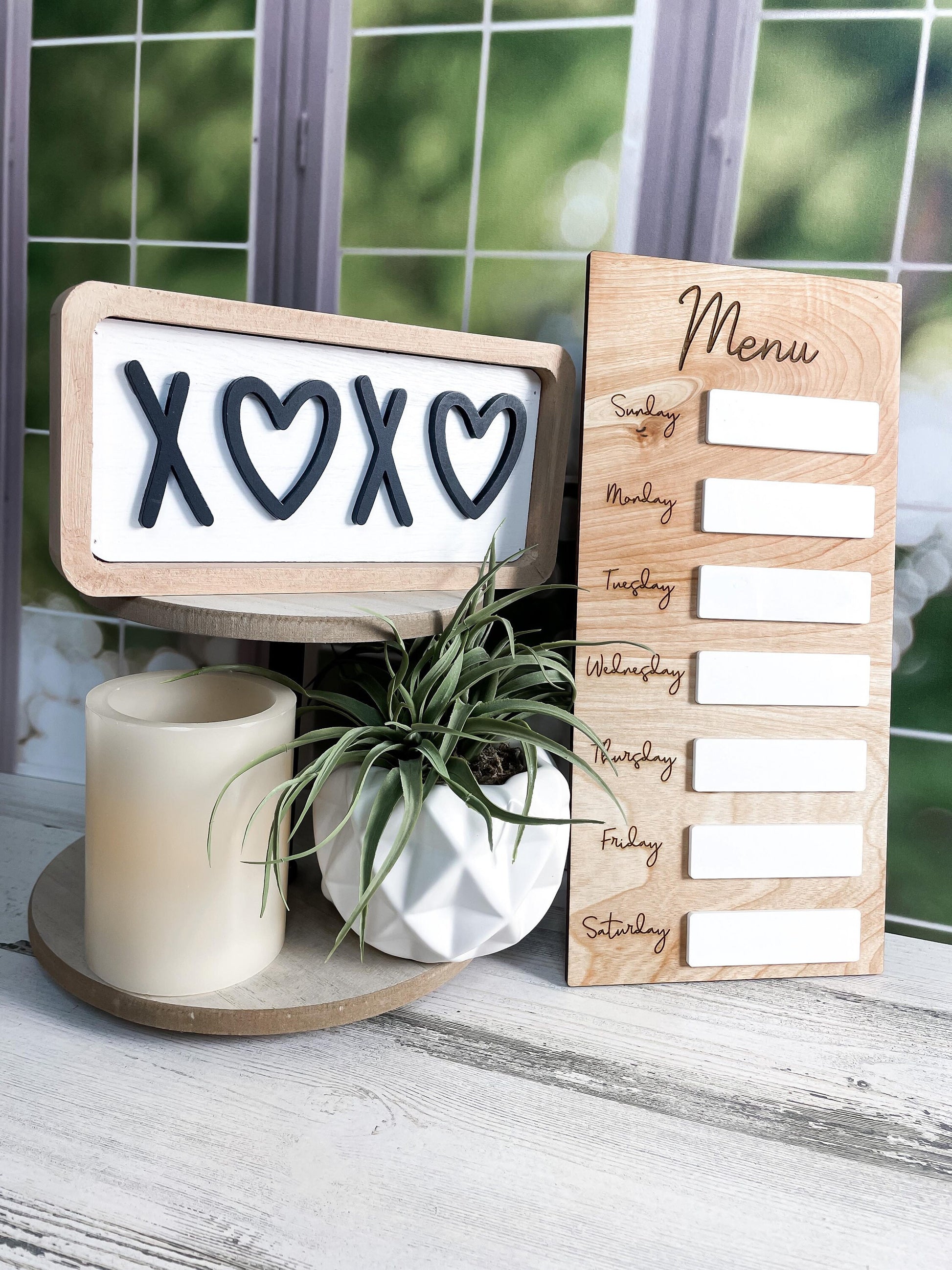 Weekly Menu Food Planning Board