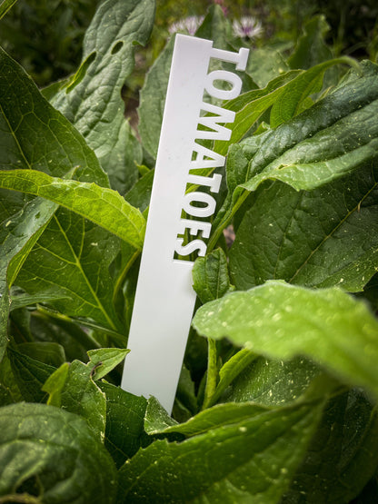 Garden Stake Stick Markers | Custom Garden Identification Stakes | Gardening Gift | Backyard Garden Tools