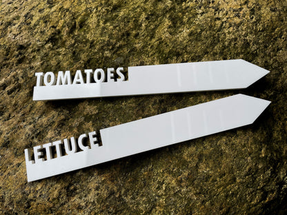 Garden Stake Stick Markers | Custom Garden Identification Stakes | Gardening Gift | Backyard Garden Tools