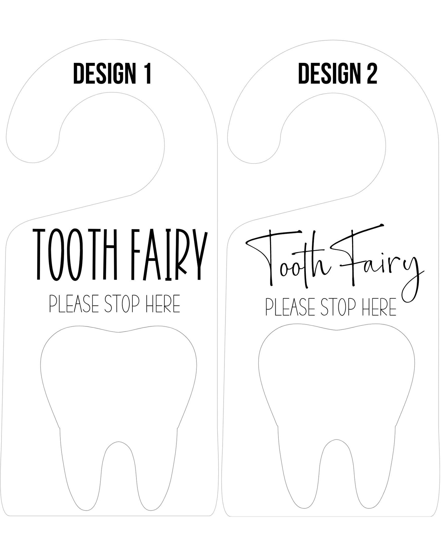 Tooth Fairy Kit | Tooth Fairy Holder | Tooth Fairy Doorknob Sign