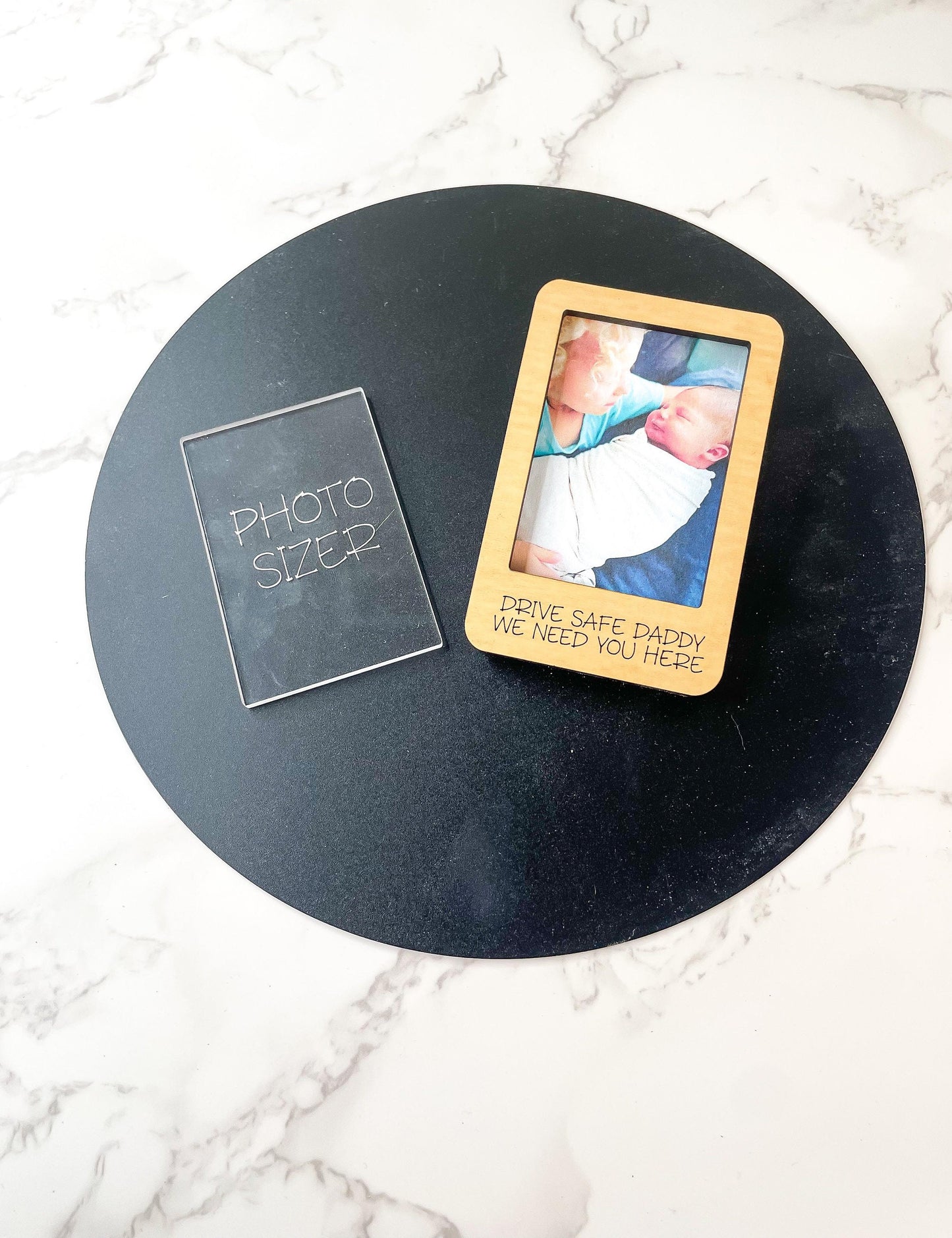 Drive Safe Picture Frame, Car Visor Photo, Visor Picture Frame for Car, Father's Day Gift from Kids, Gift to Dad, Drive Safe Visor Clip