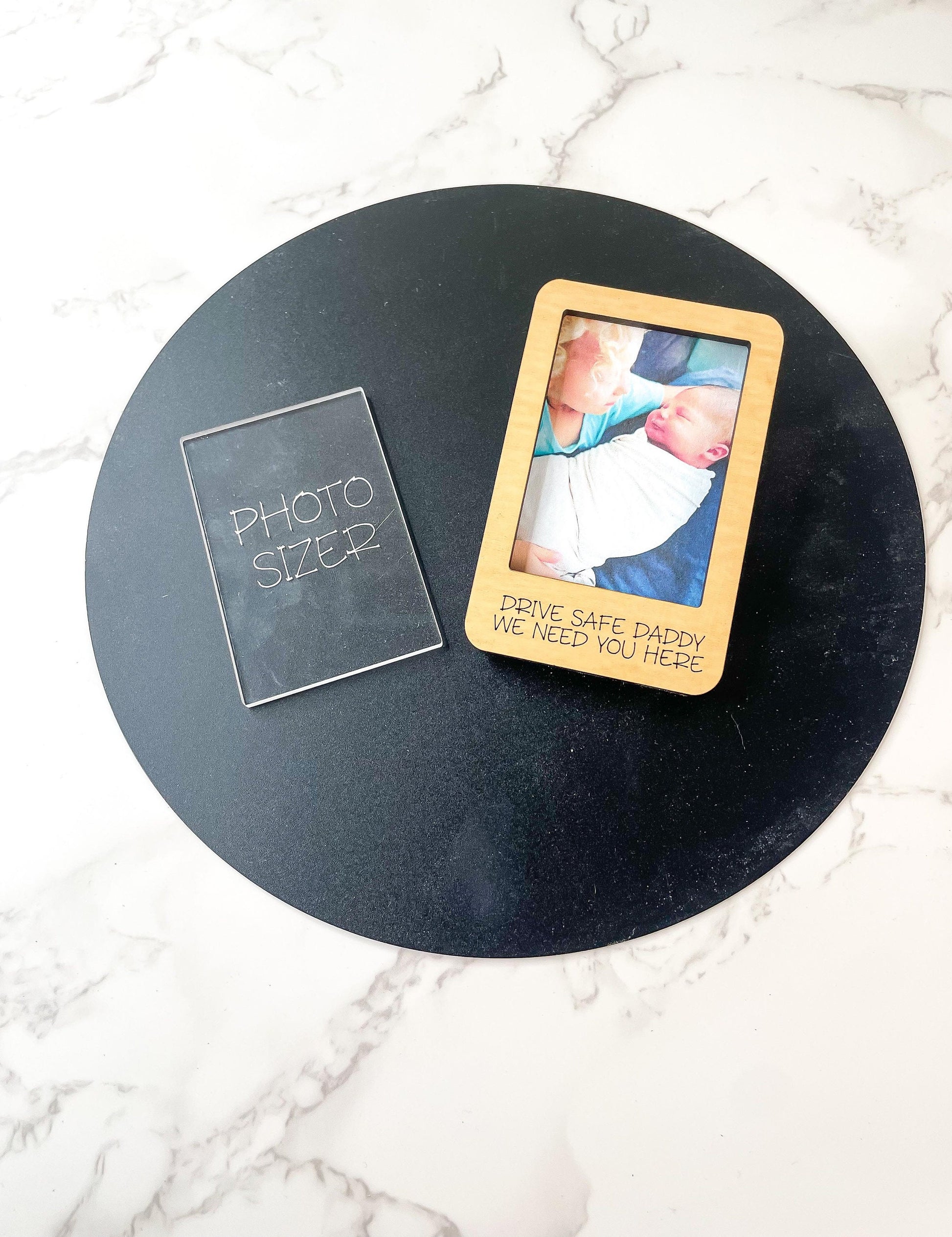 Drive Safe Picture Frame, Car Visor Photo, Visor Picture Frame for Car, Father's Day Gift from Kids, Gift to Dad, Drive Safe Visor Clip