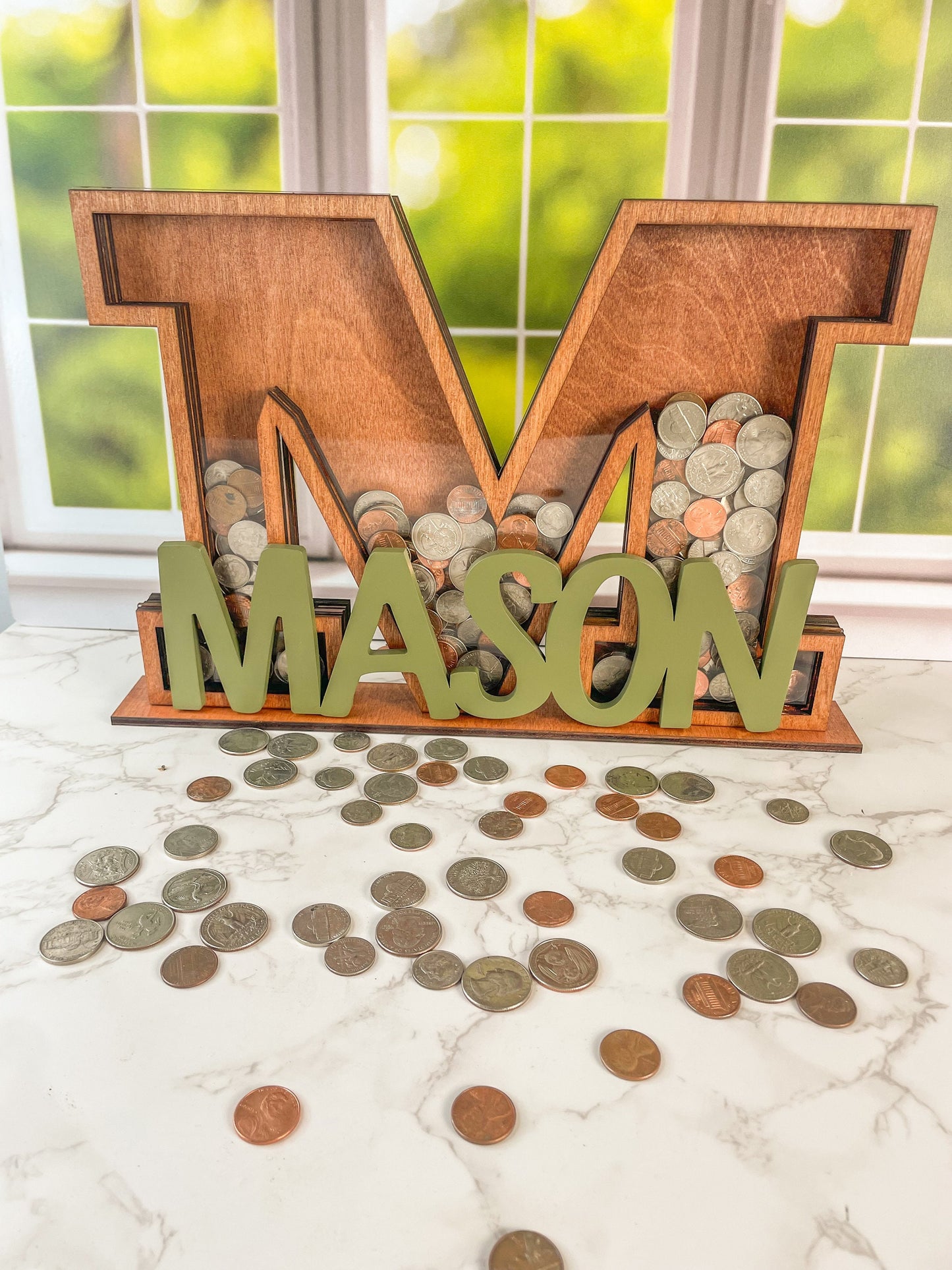 Personalized Name Bank, Custom Piggy Bank, Coin Bank, Kids Piggy Bank, Initial Piggy Bank, Gift for Kids