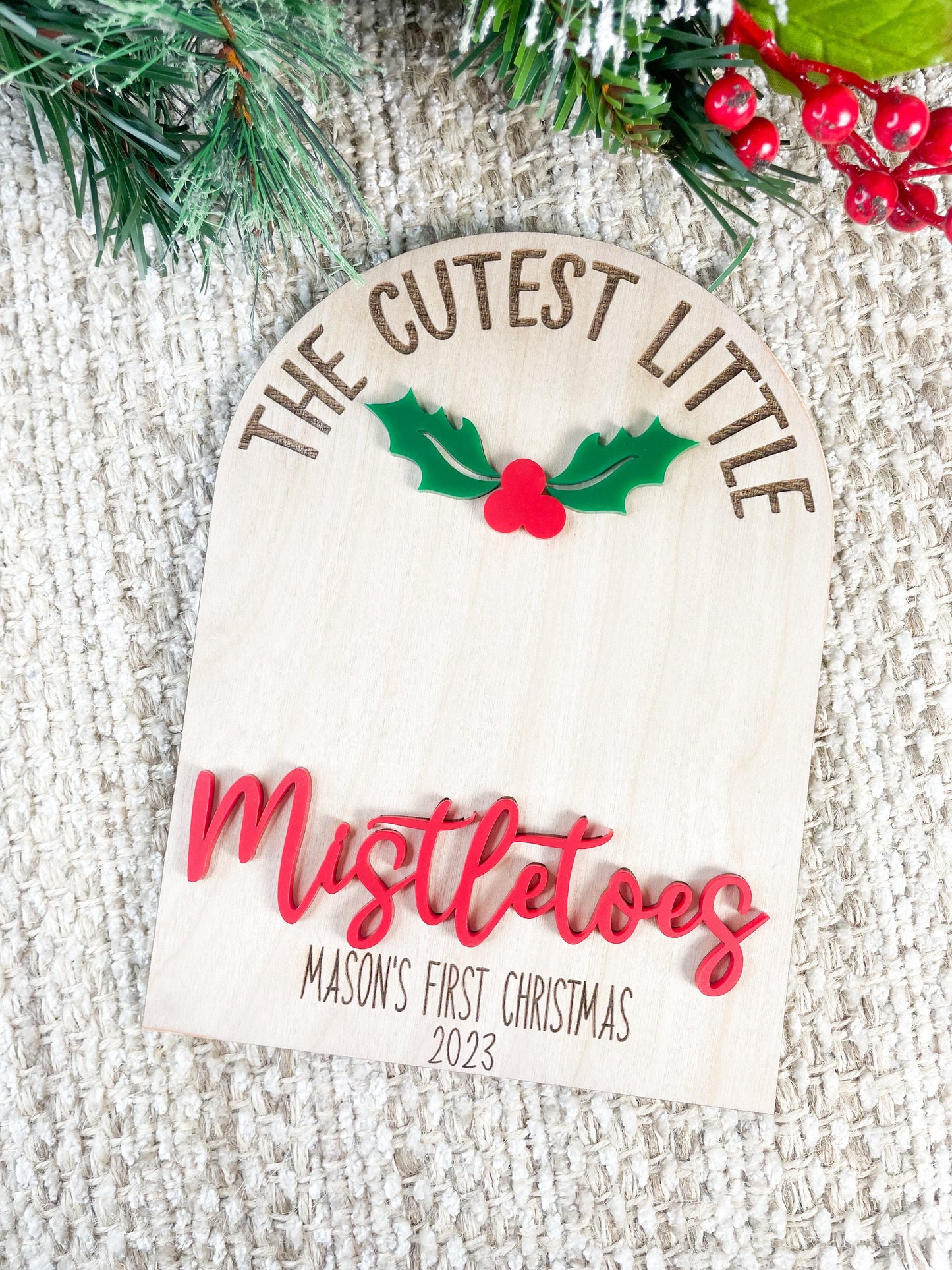 Baby's first christmas, Mistletoes craft, Baby's first christmas, footprint decor, baby's first, mistletoes print sign