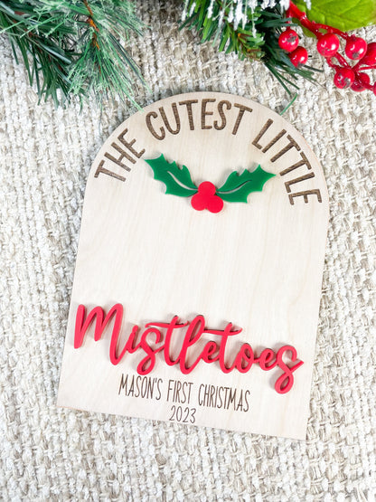 Baby's first christmas, Mistletoes craft, Baby's first christmas, footprint decor, baby's first, mistletoes print sign