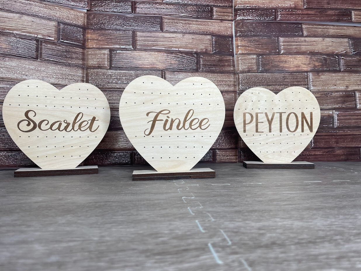 Heart Shaped Earring Stand | Earring Holder | Jewlery Stand | Valentines Day Gift For Girls | Teen Gift