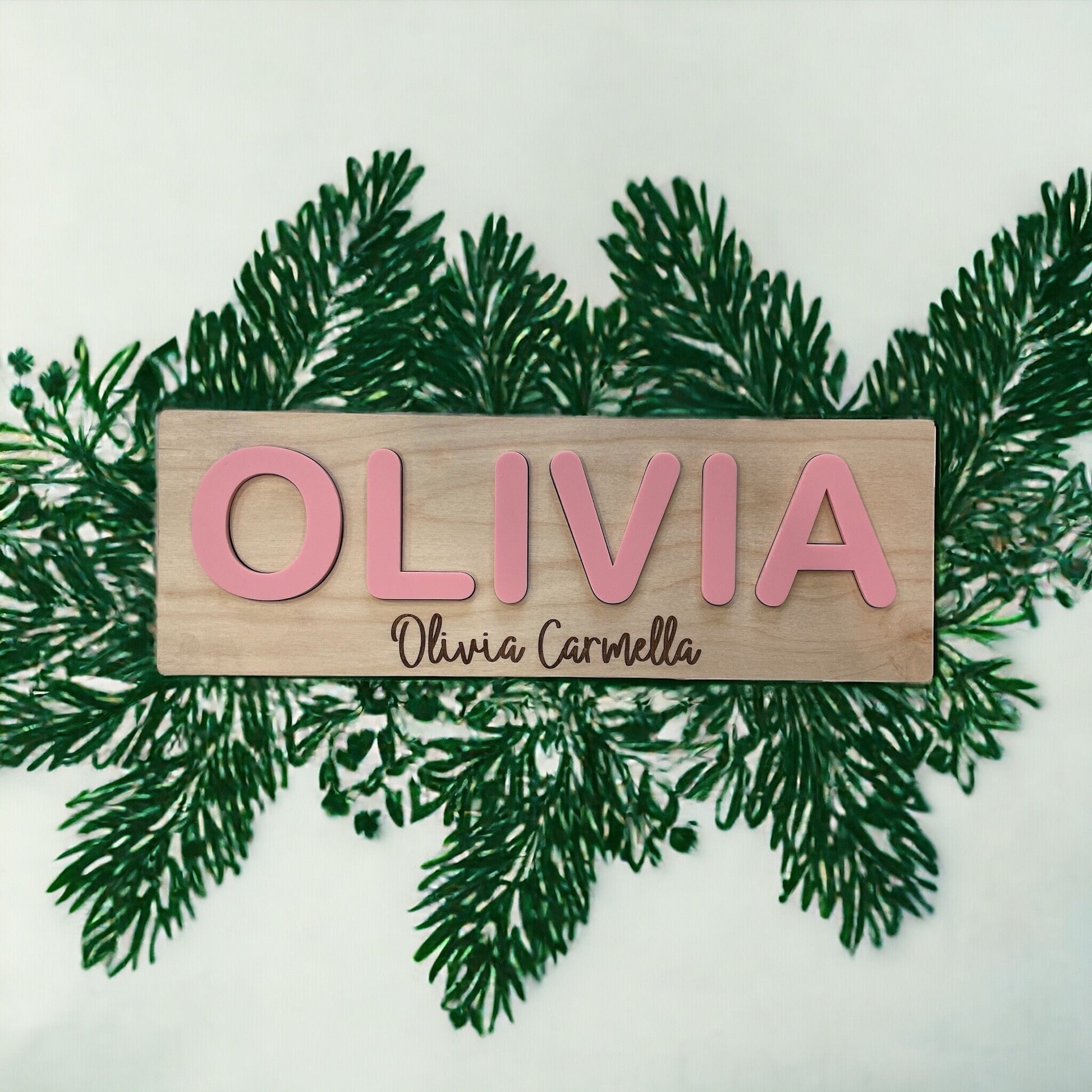 Wooden Name Puzzle, Gift for Kids, Name Puzzles for Toddlers, Montessori Baby Toys, First Birthday Gift, Baby Shower Gift, Easter Basket