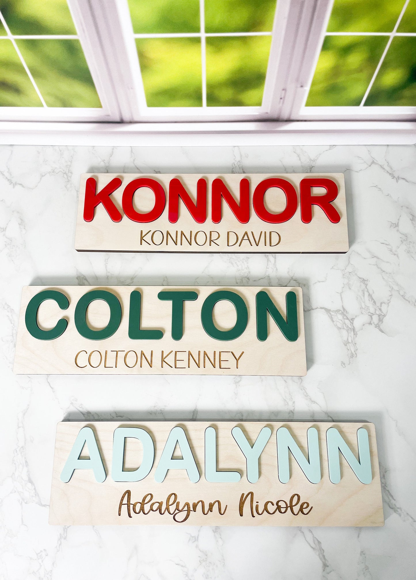 Wooden Name Puzzle, Gift for Kids, Name Puzzles for Toddlers, Montessori Baby Toys, First Birthday Gift, Baby Shower Gift, Easter Basket