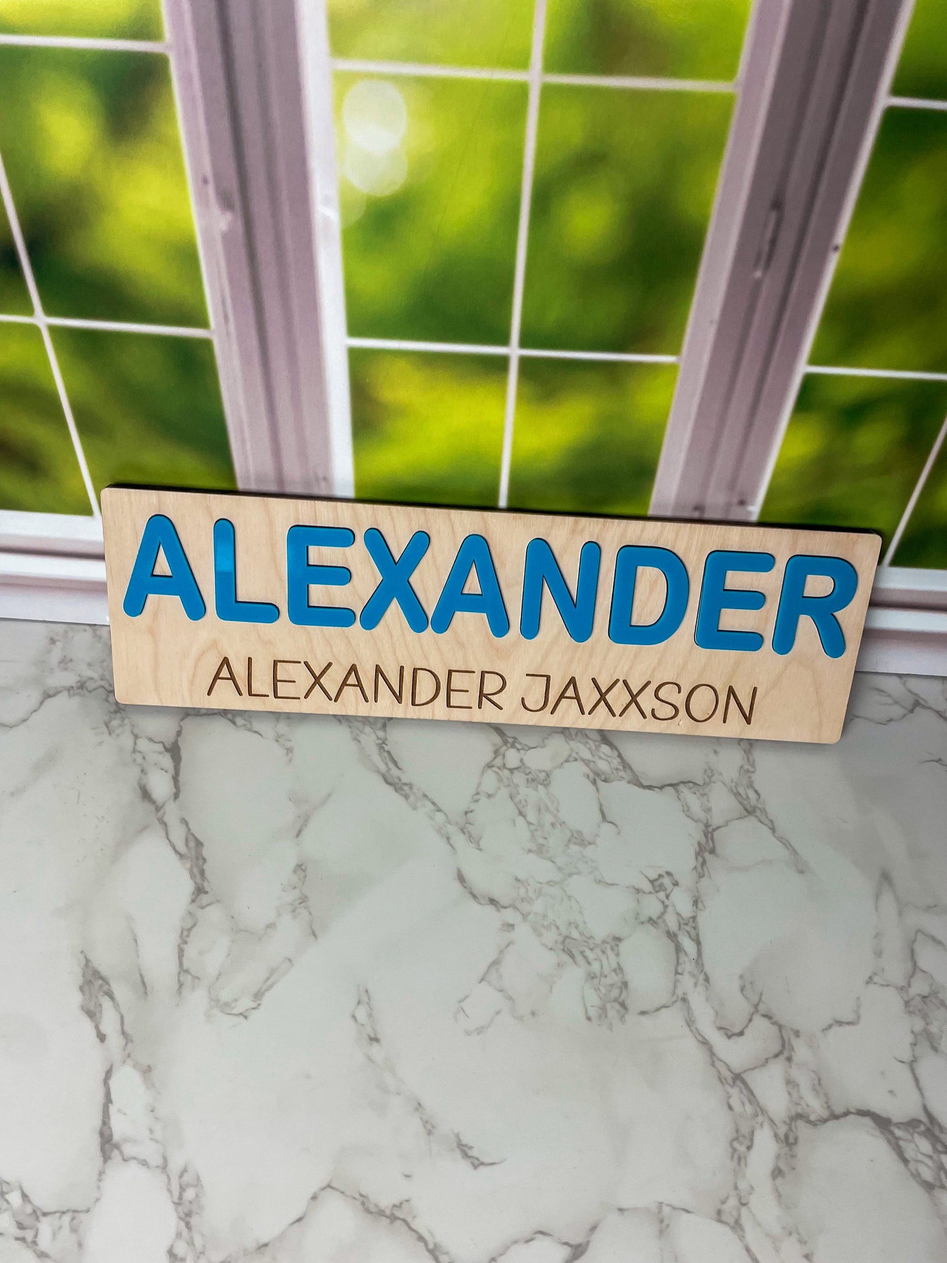 Wooden Name Puzzle, Gift for Kids, Name Puzzles for Toddlers, Montessori Baby Toys, First Birthday Gift, Baby Shower Gift, Easter Basket