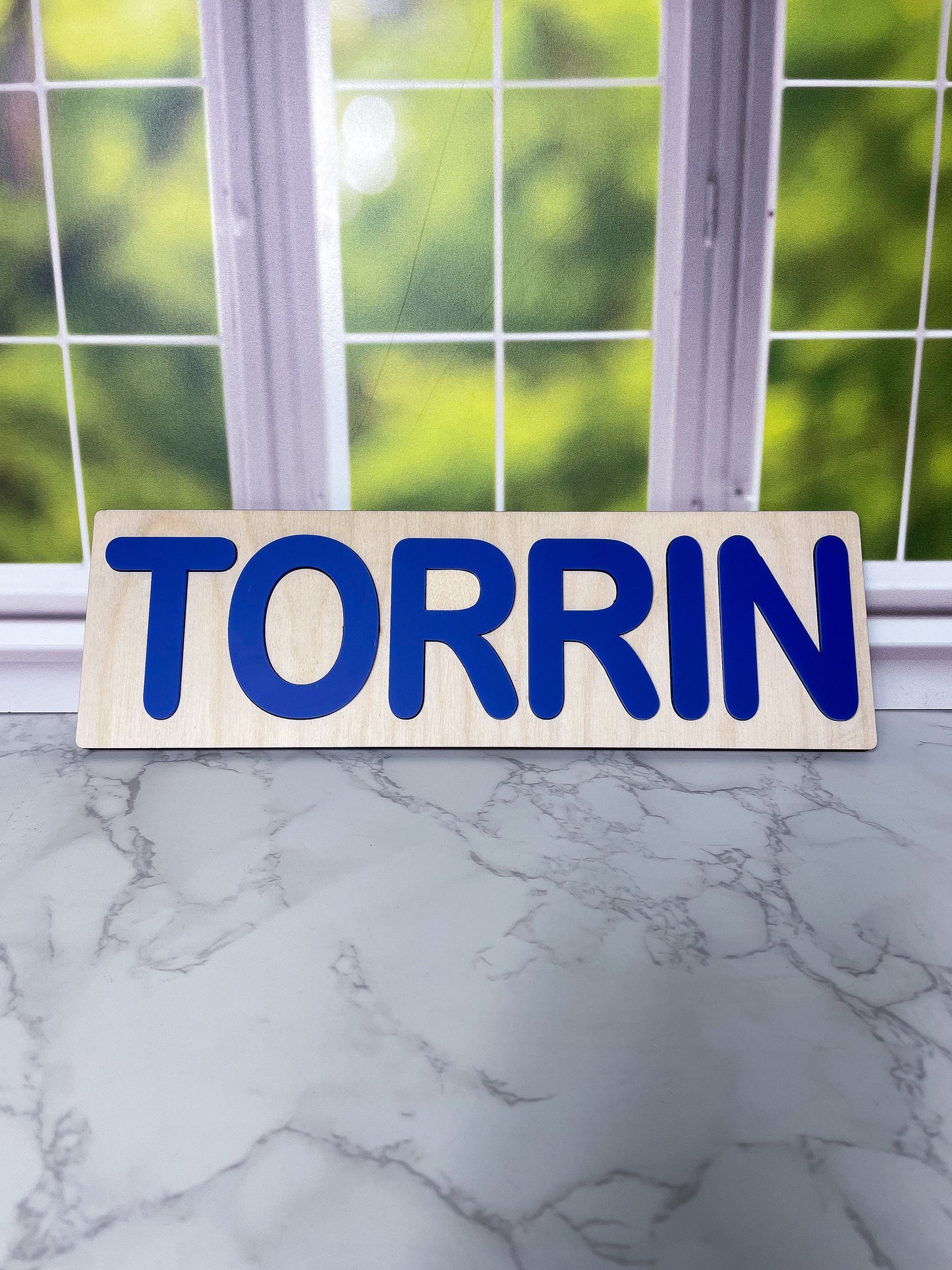 Wooden Name Puzzle, Gift for Kids, Name Puzzles for Toddlers, Montessori Baby Toys, First Birthday Gift, Baby Shower Gift, Easter Basket