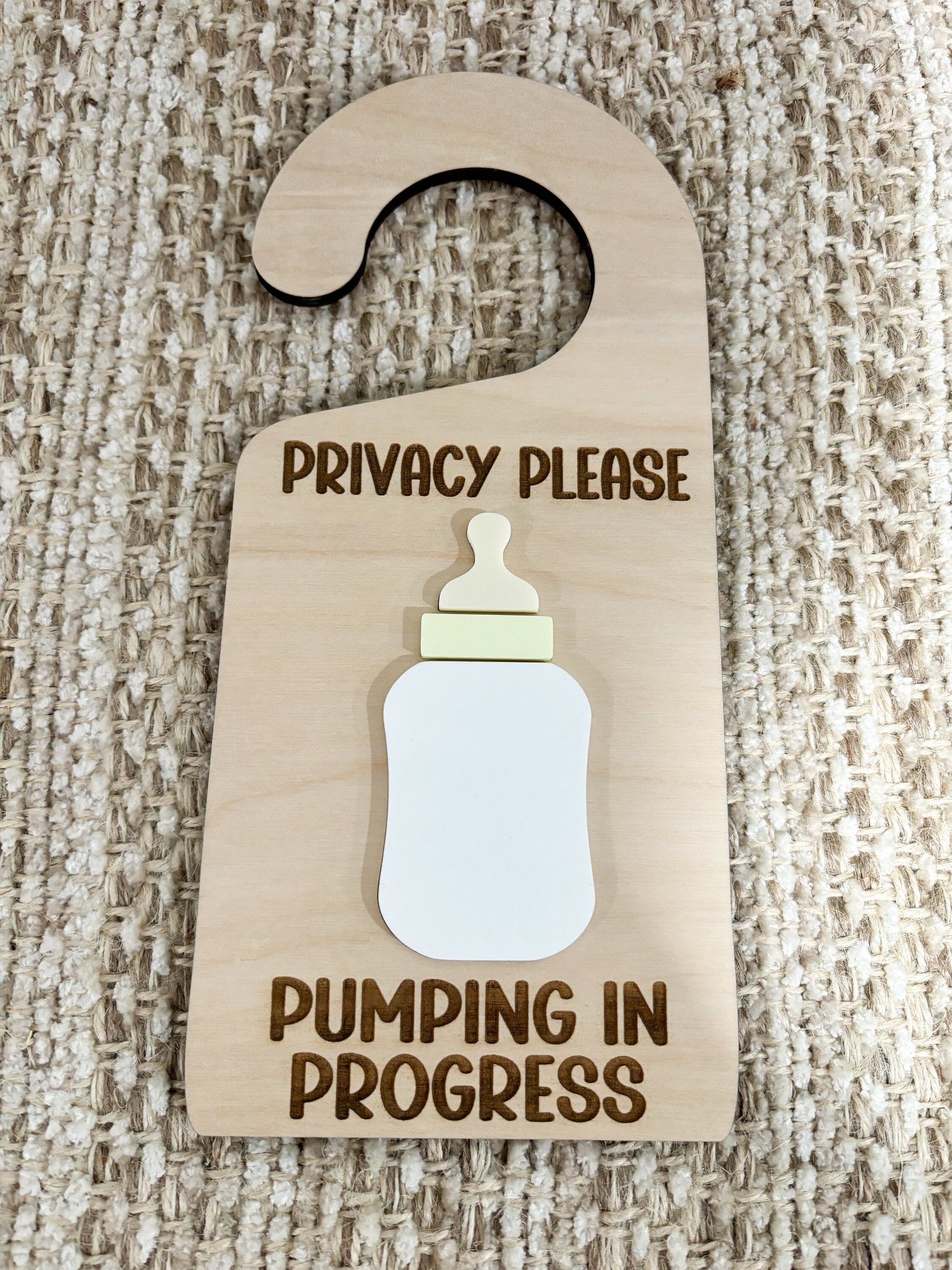Pumping In Session Door Hanger, Pumping Sign, Nursing Sign, Privacy Door Hanger, Breastfeeding Door Sign, Privacy Please Hanger