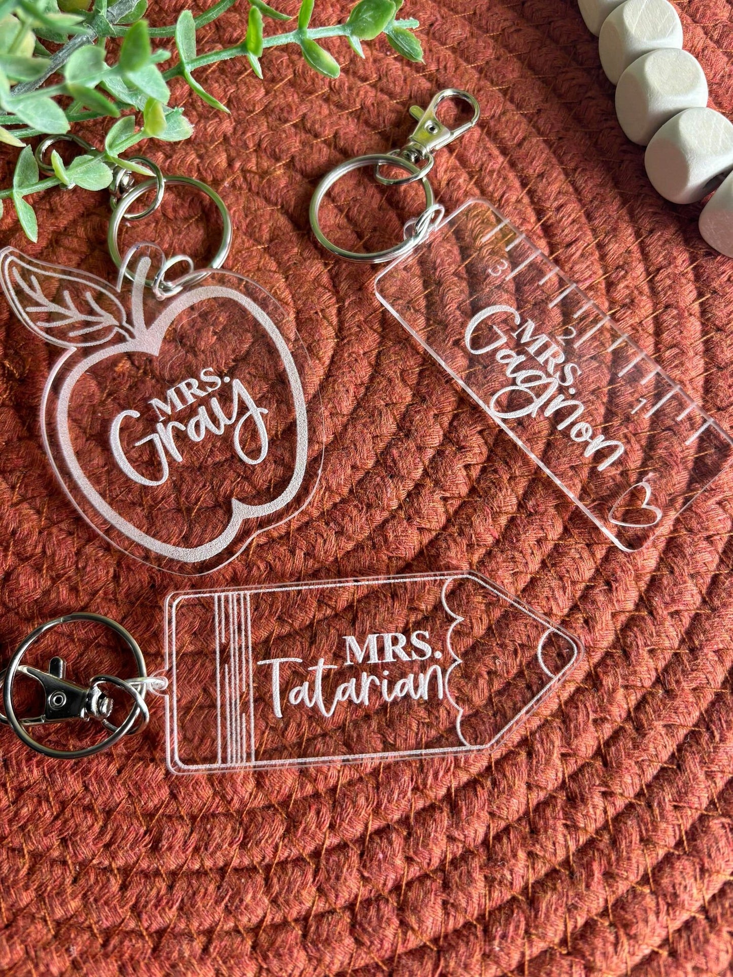 Teacher Appreciation Gift, Teacher Keychain, Teacher Gift from Students, Teacher Assistant Gift, Keychain for Teacher Gift