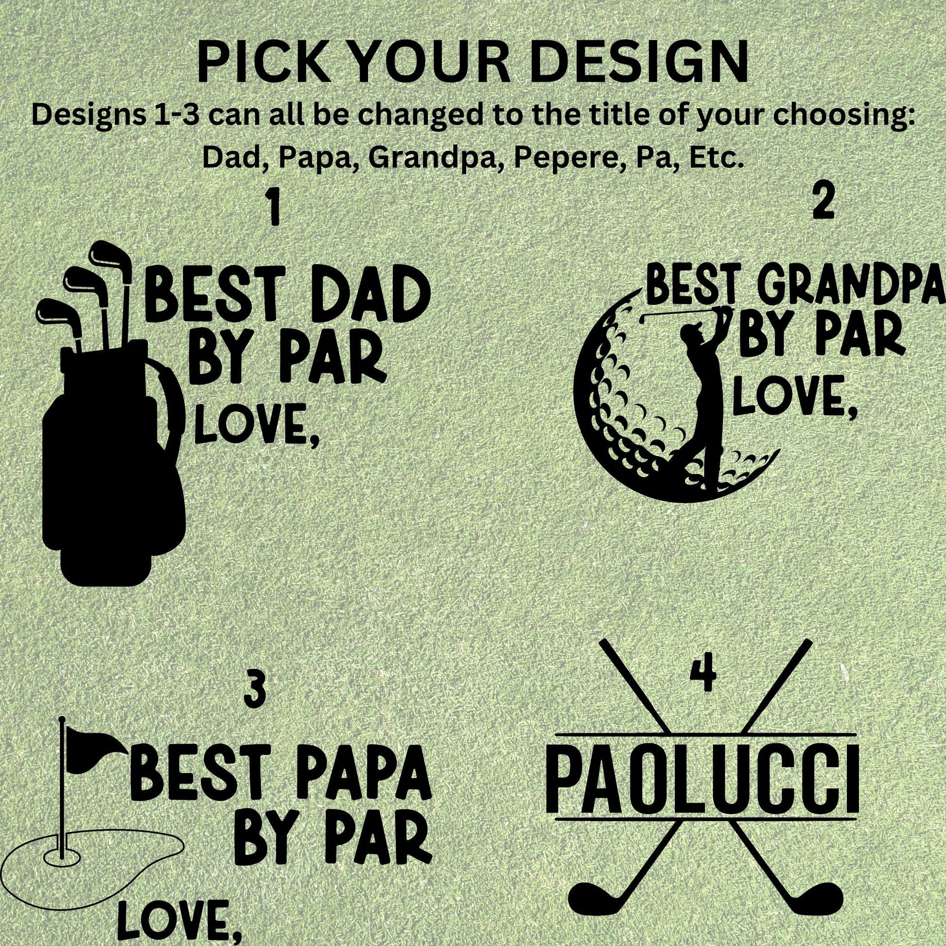 Golf Tee Holder For Golf Bag, Gift For Dad, Leather Golf Bag Tag, Golf Theme Gift, Golfing Fathers Day Gift, Golf Lover Gift, Tee Holder