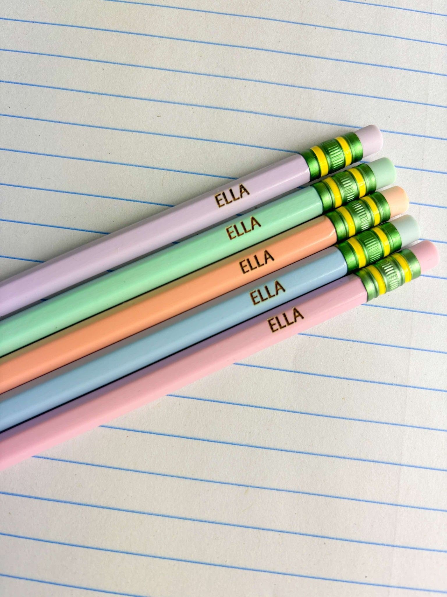 Back to School Pencils, Personalized School Pencils, Engraved Pencils for School, #2 Pencil Set, Children's Pencils, Back To School Supplies