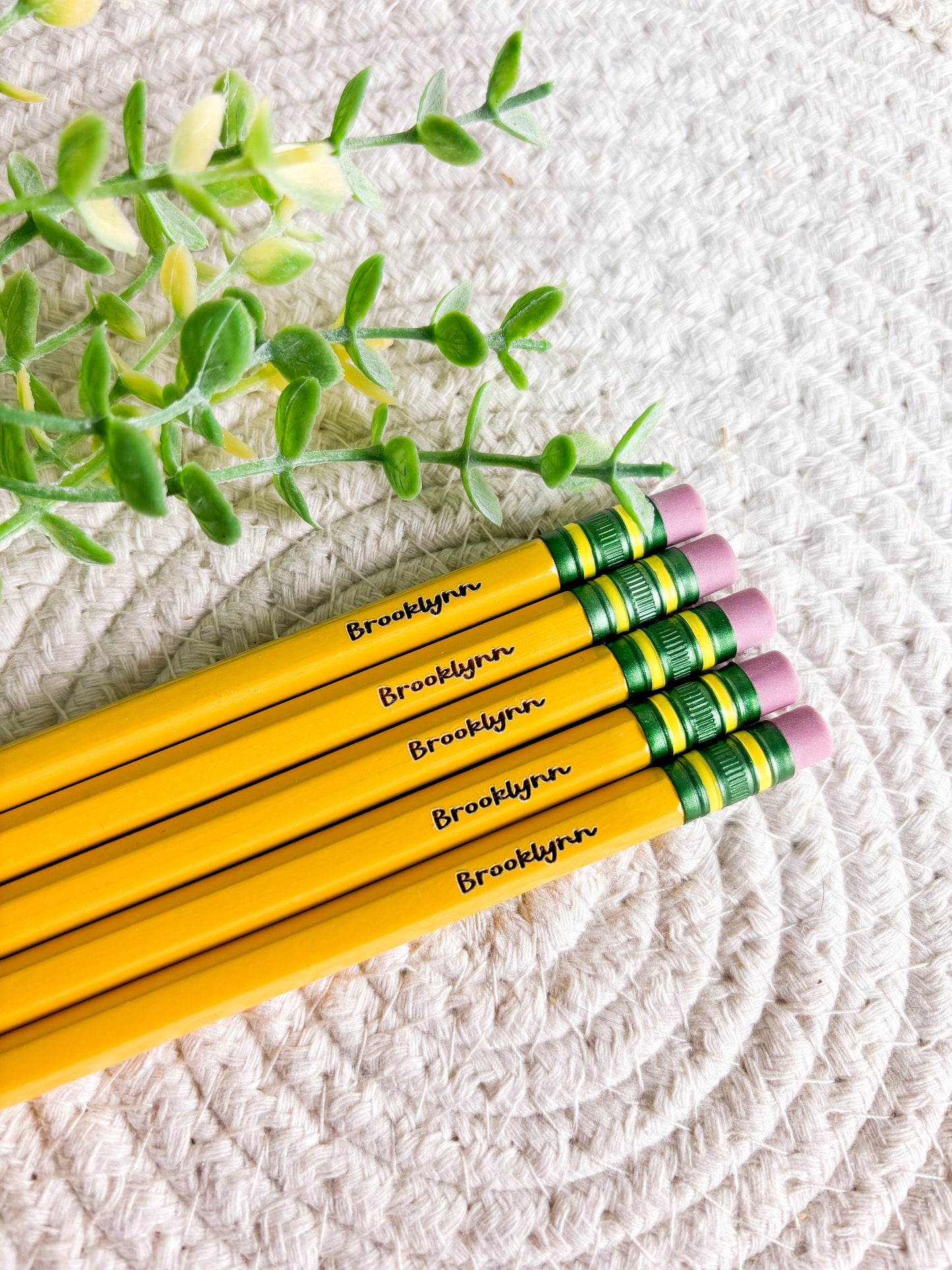 Back to School Pencils, Personalized School Pencils, Engraved Pencils for School, #2 Pencil Set, Children's Pencils, Back To School Supplies