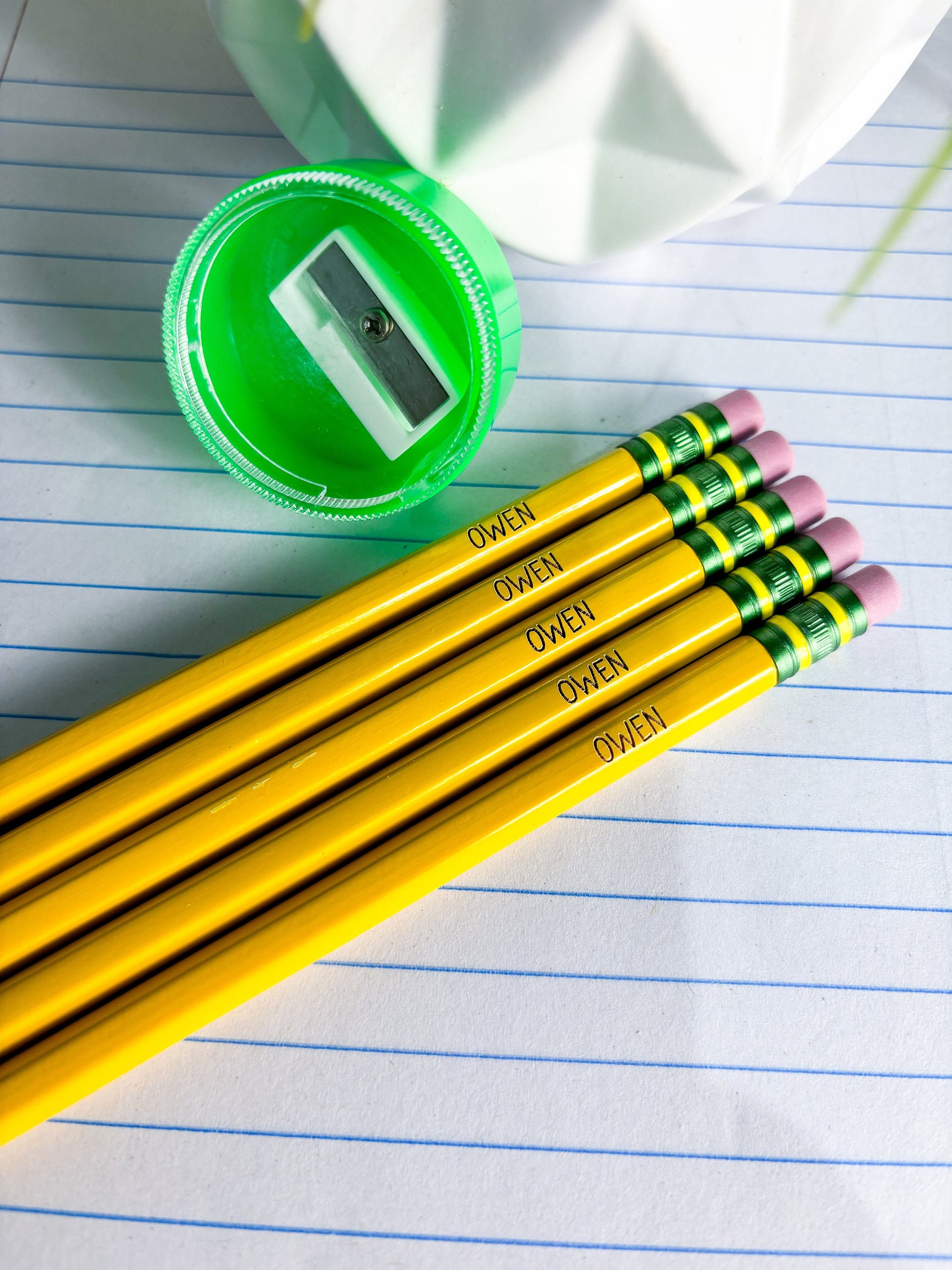 Back to School Pencils, Personalized School Pencils, Engraved Pencils for School, #2 Pencil Set, Children's Pencils, Back To School Supplies