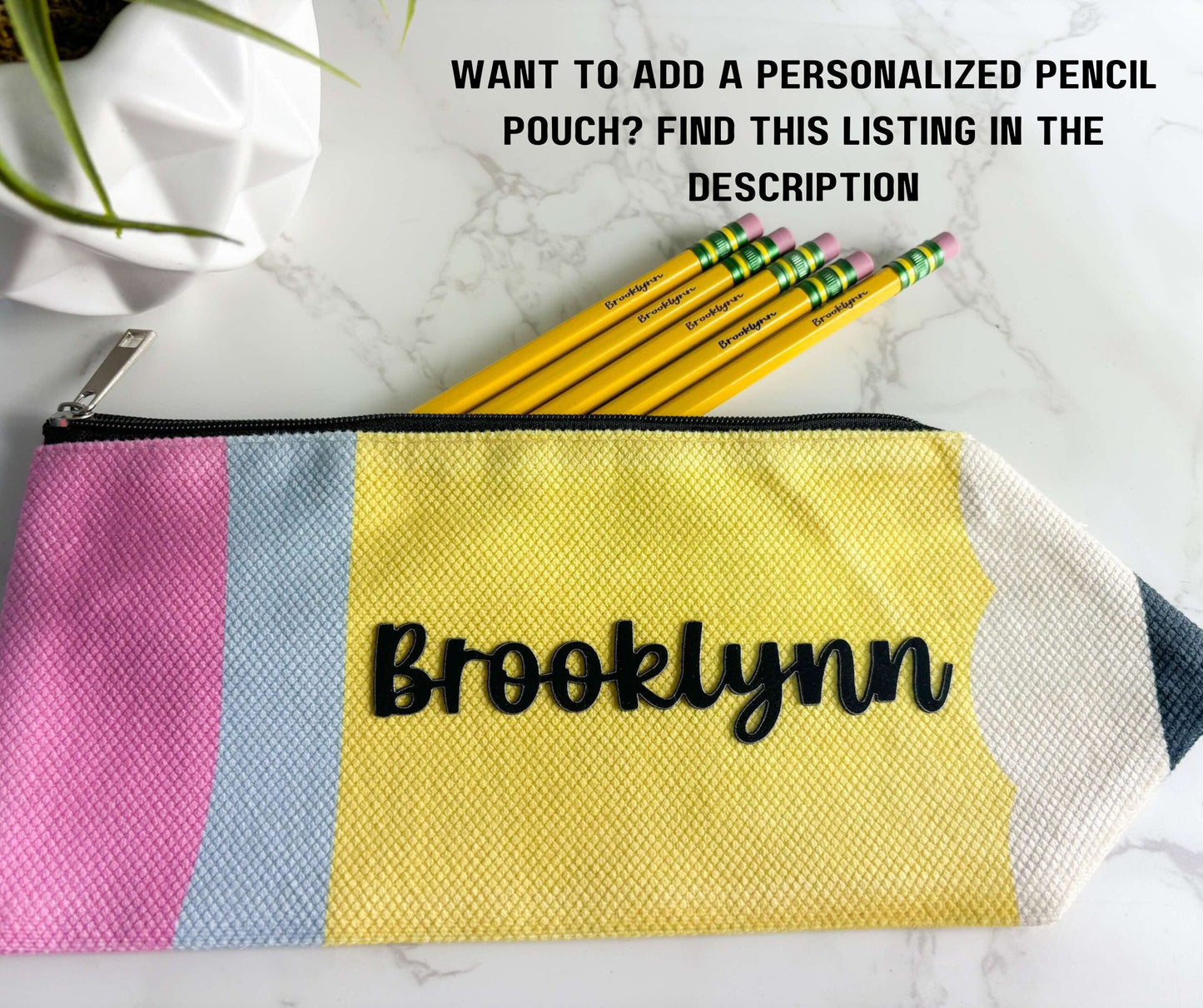 Back to School Pencils, Personalized School Pencils, Engraved Pencils for School, #2 Pencil Set, Children's Pencils, Back To School Supplies