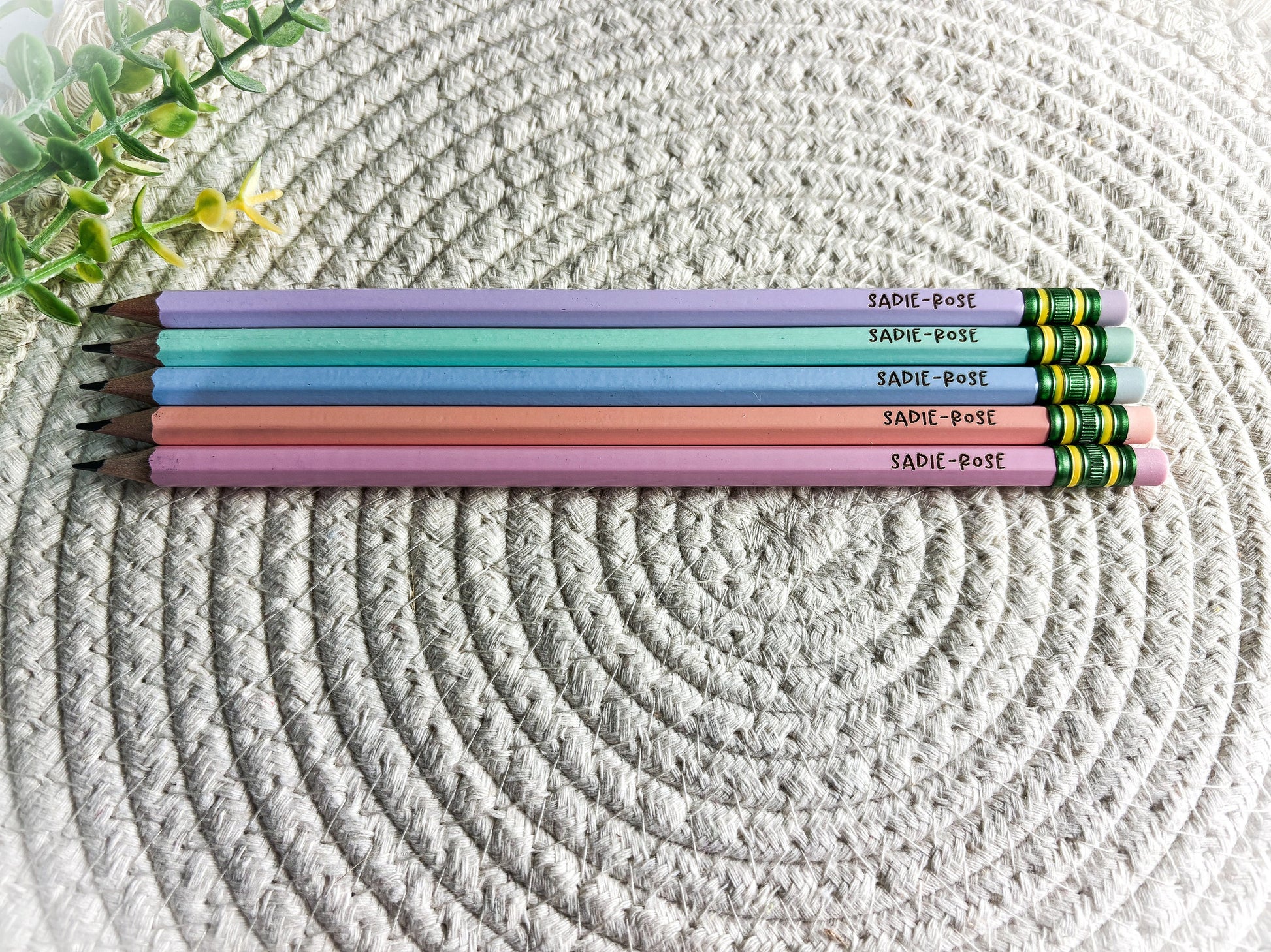 Back to School Pencils, Personalized School Pencils, Engraved Pencils for School, #2 Pencil Set, Children's Pencils, Back To School Supplies