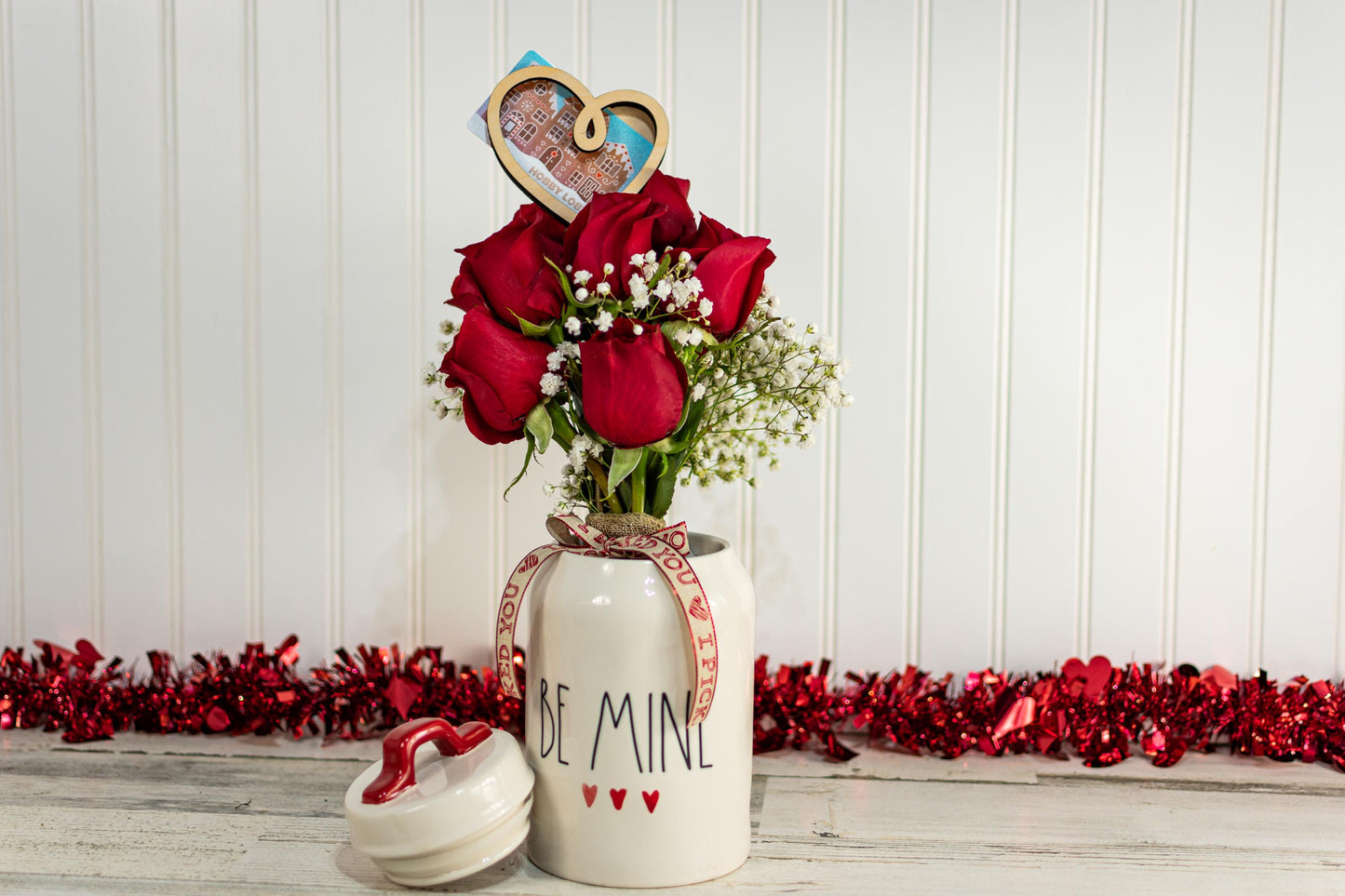 Valentines Day Gift Card Holder Plant Stake, Gift Card Holder, Gift Card Plant Stake Holder, Anniversary Gift for Her, Birthday Gift for Her