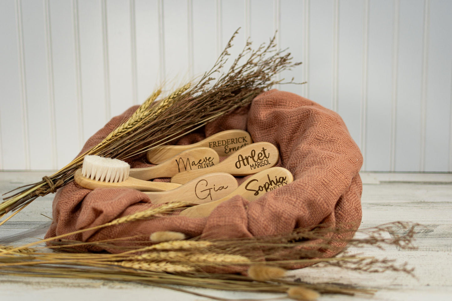 Engraved Baby Brush, Baby Shower Gift for Mom, Soft Baby Brush, Custom Gift for First Baby, Gift for Newborn,Baby Keepsake Gift,Gift for Mom