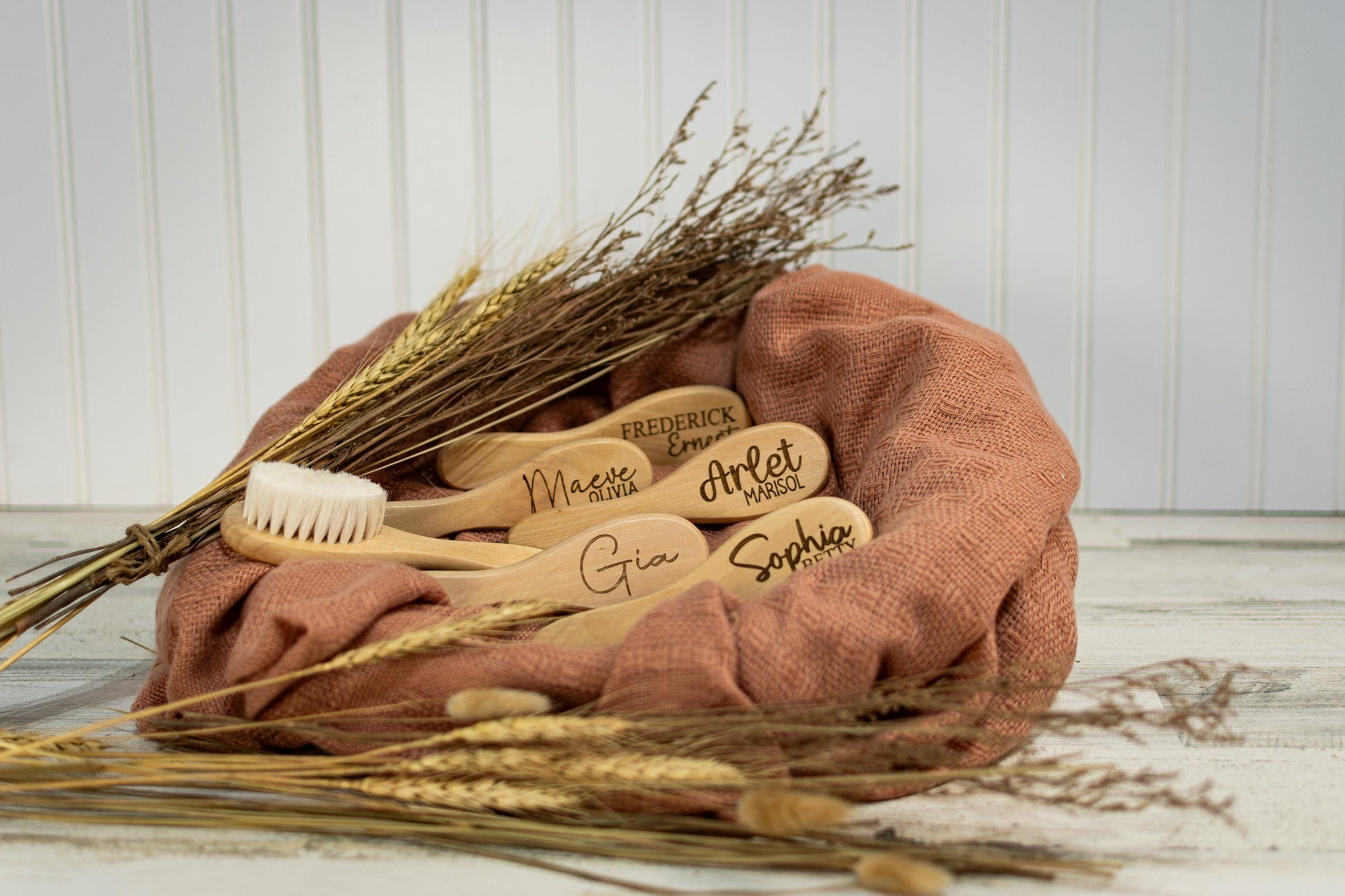 Engraved Baby Brush, Baby Shower Gift for Mom, Soft Baby Brush, Custom Gift for First Baby, Gift for Newborn,Baby Keepsake Gift,Gift for Mom