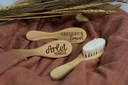 Engraved Baby Brush, Baby Shower Gift for Mom, Soft Baby Brush, Custom Gift for First Baby, Gift for Newborn,Baby Keepsake Gift,Gift for Mom