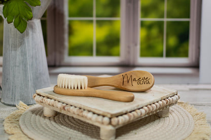Engraved Baby Brush, Baby Shower Gift for Mom, Soft Baby Brush, Custom Gift for First Baby, Gift for Newborn,Baby Keepsake Gift,Gift for Mom