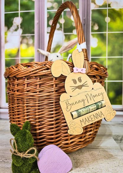 Customizable Easter Basket Money Holder or Gift Card Holder