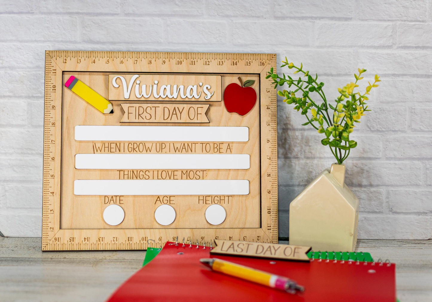 Back to School Dry Erase Board, First Day of School Photo Board, Back to School Picture Board, First Day of School Sign, Sign for School