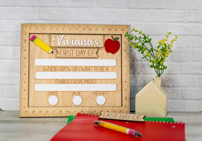 Back to School Dry Erase Board, First Day of School Photo Board, Back to School Picture Board, First Day of School Sign, Sign for School