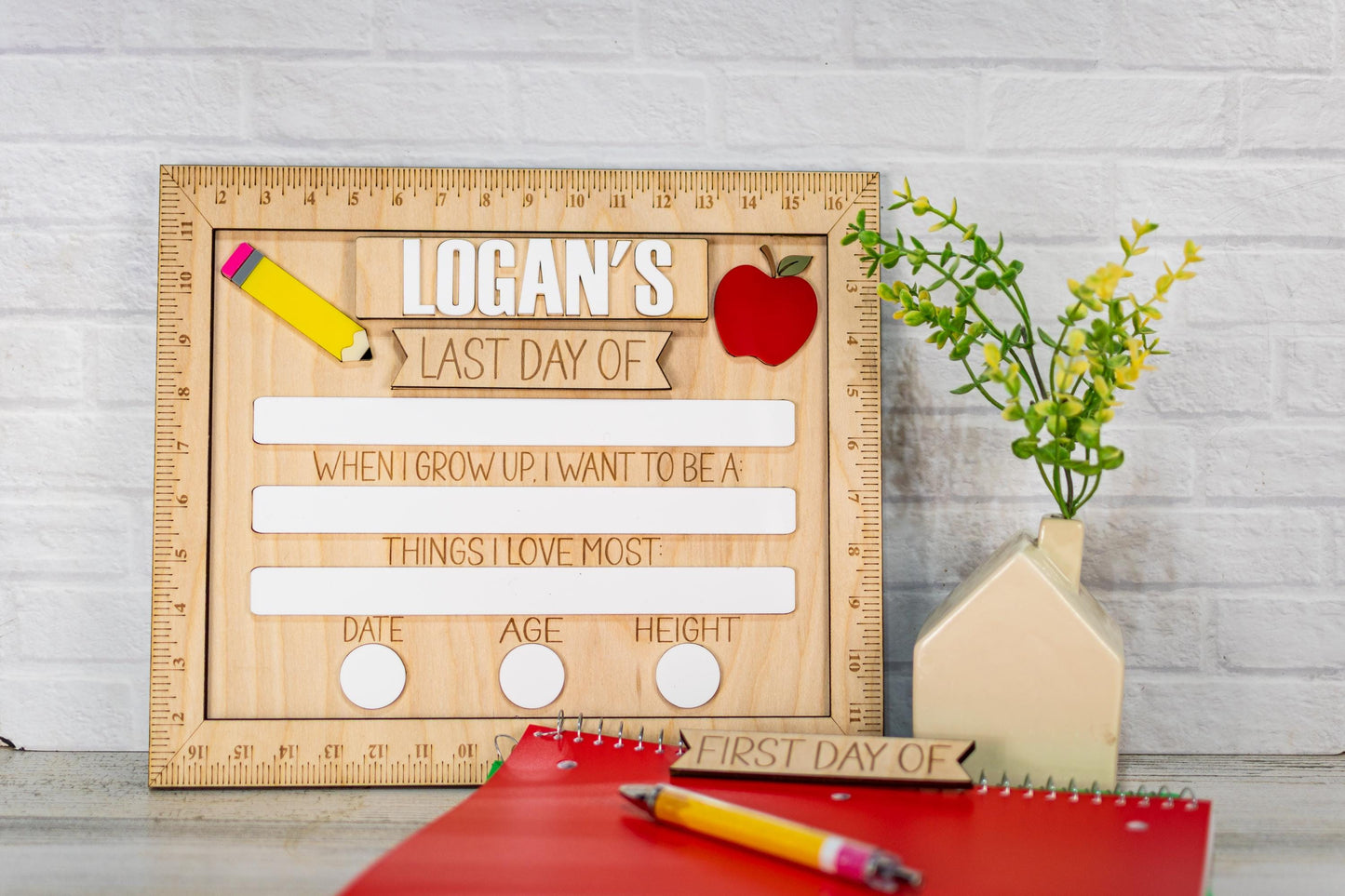 Back to School Dry Erase Board, First Day of School Photo Board, Back to School Picture Board, First Day of School Sign, Sign for School