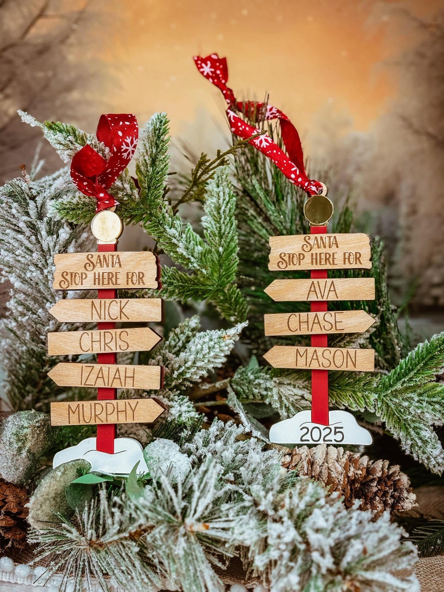 Christmas Ornament, Family Christmas Ornament, Personalized Christmas Ornament, North Pole Christmas Ornament, Ornament for the family