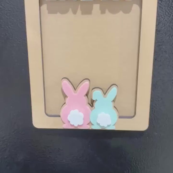 Easter Photo Frame, Easter Frame Magnet, Grandparents Easter Photo, Easter Photo Magnet, Easter Picture Frame